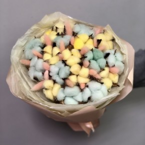 Букет із сухоцвітів Ванільний 