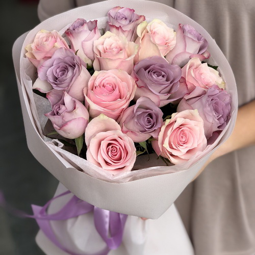 Букет із 15 троянд Далін - фото 4 Букет із 15 троянд Далін - фото 4
